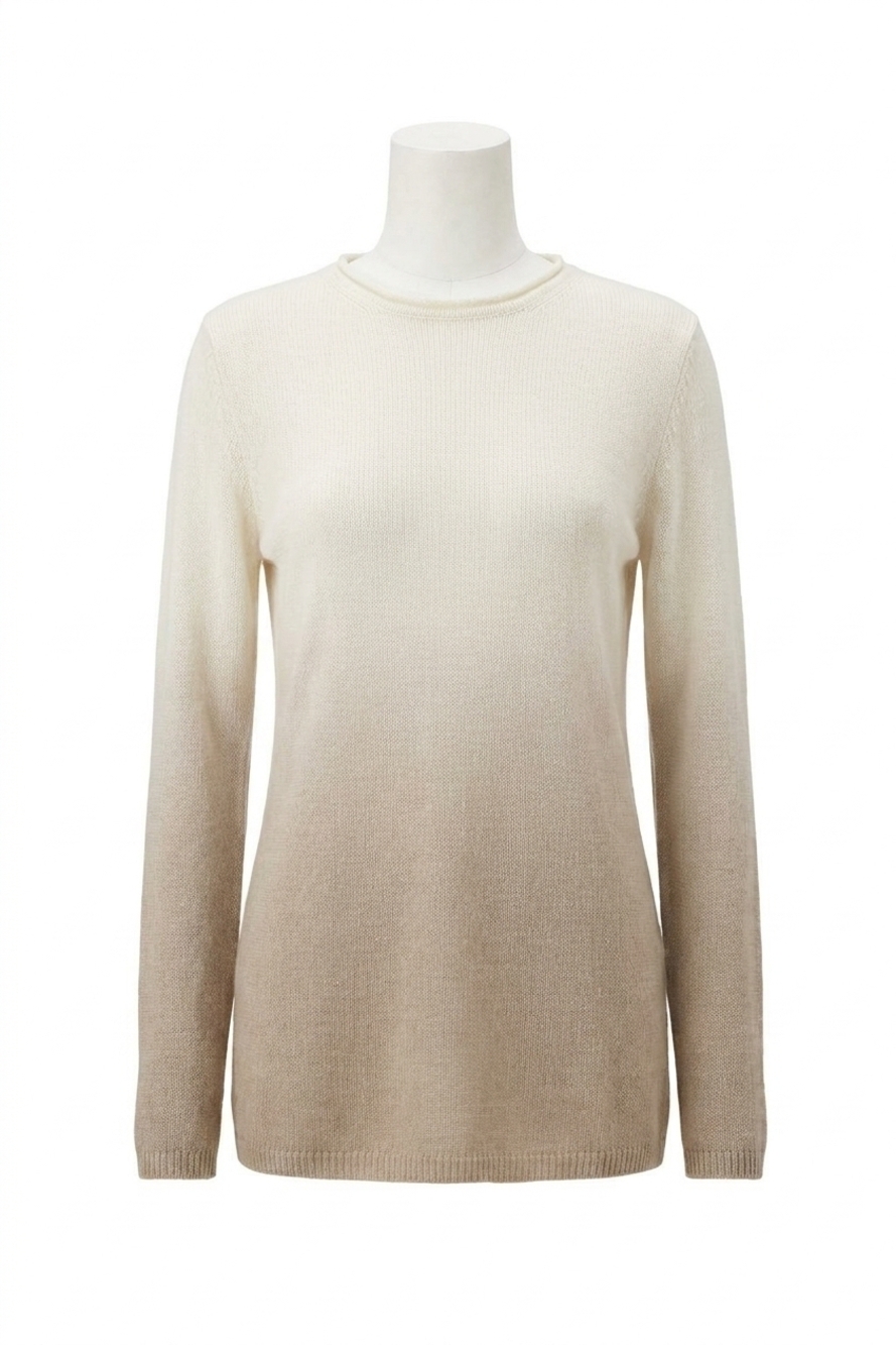 NEW LAFAYETTE 148 women's hickory ombre sweater in hickory ombre